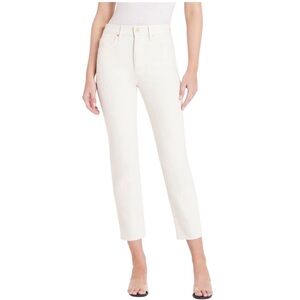 Frame Le Original high rise straight leg white jeans size 30 excellent condition